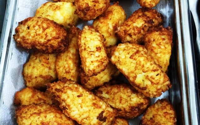 Bolinho de arroz sequinho