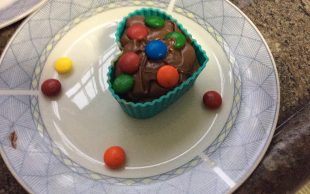 Cupcake de chocolate