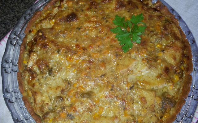 Torta de palmito da juçara