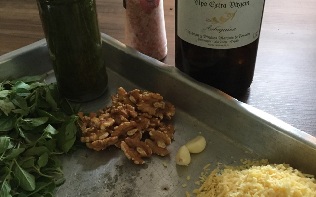 Molho pesto genovês