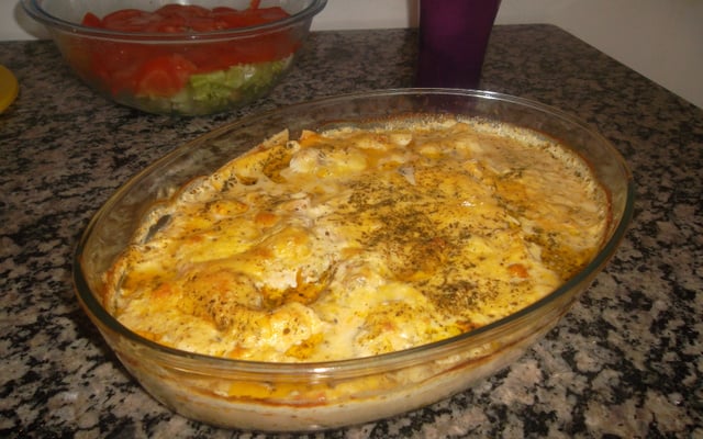 Filé de frango ao forno