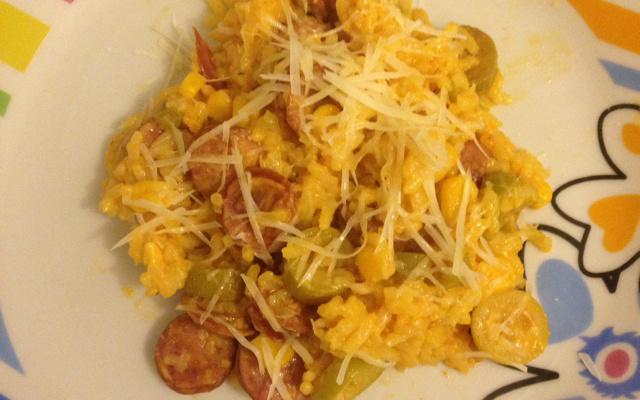 Risoto de panela de pressão