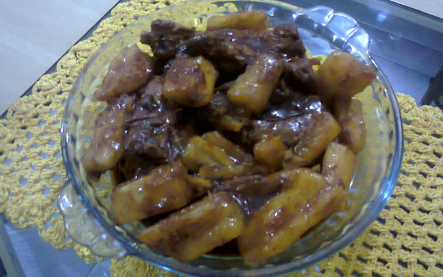 Costelinha de porco de panela