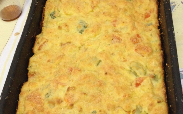 Souflé de legumes delicioso