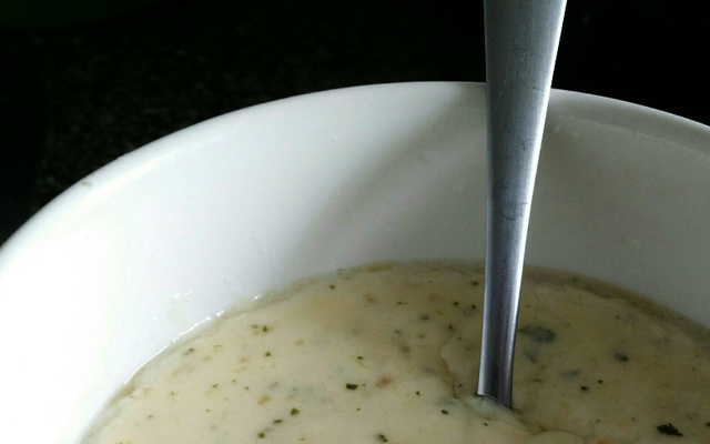 Molho branco com queijo