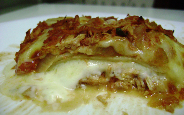 Lasanha de frango da Vó Zelça