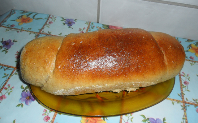 Pão caseiro da Dinda