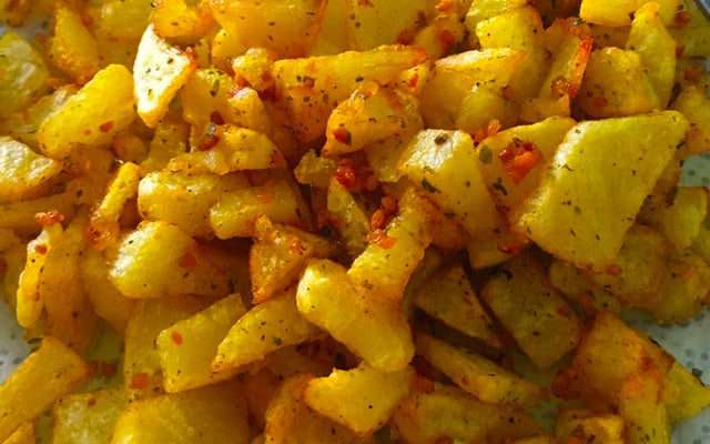 Batata frita temperada