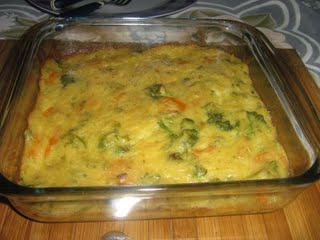 Torta de brócolis da Nize