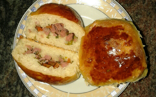 Pão de batata de minuto