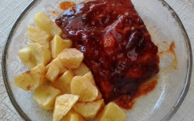 Costelinha com molho barbecue (outback)