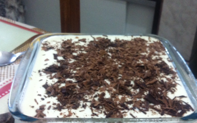 Pavê delícia (com biscoito maisena)