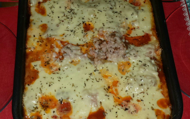 Lasanha de macarrão Ninho