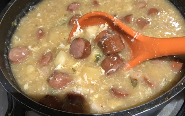 Sopa de mandioca da Dona Izaura