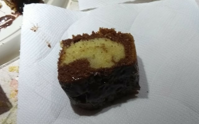 Bolo mesclado de liquidificador