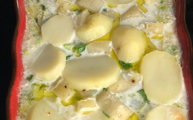 Filé de tilápia ao leite de coco