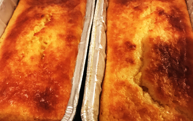 Bolo de milho com goiabada