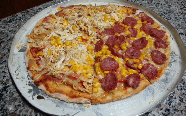 Massa de pizza rápida