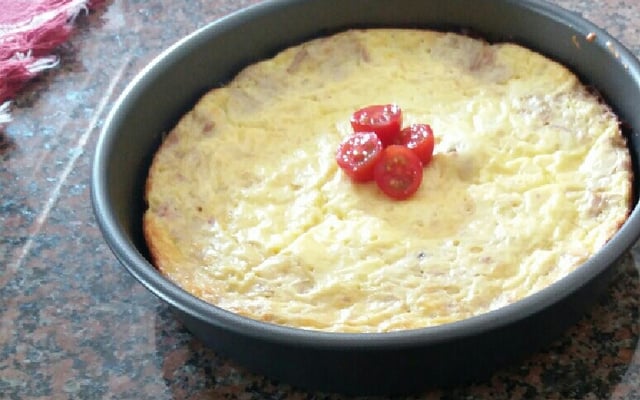 Torta de atum low carb