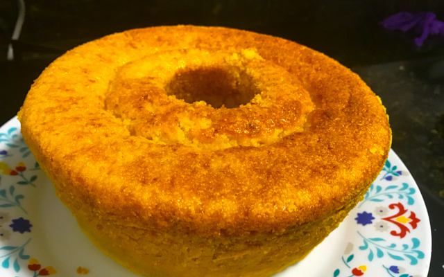 Bolo de milharina