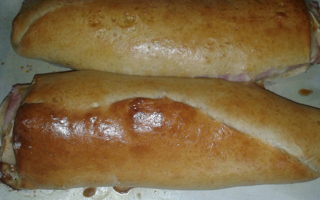 Pão de liquidificador recheado