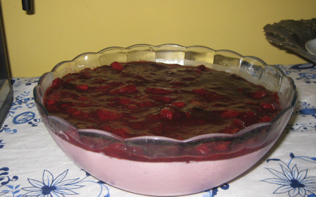 Mousse de morango