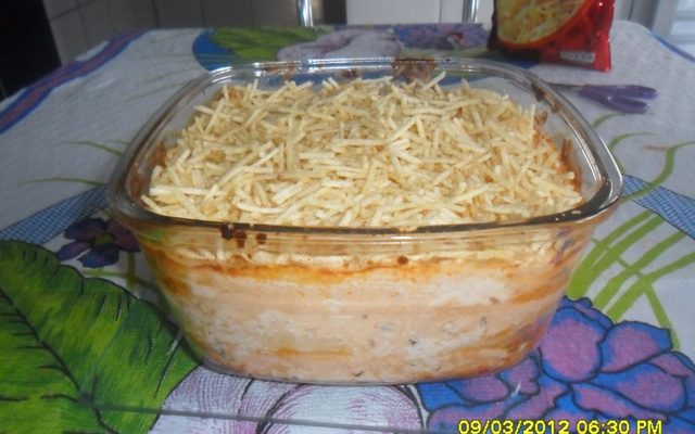 Torta de pão ao forno