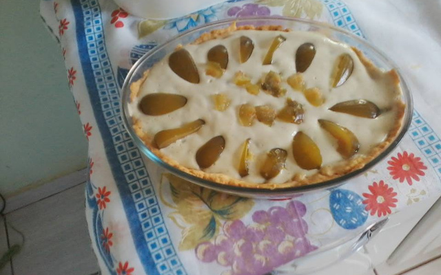 Torta de figo em calda