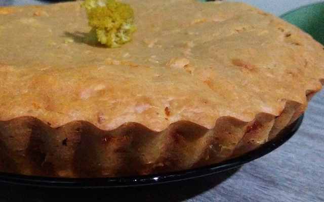 Torta de frango com legumes fácil