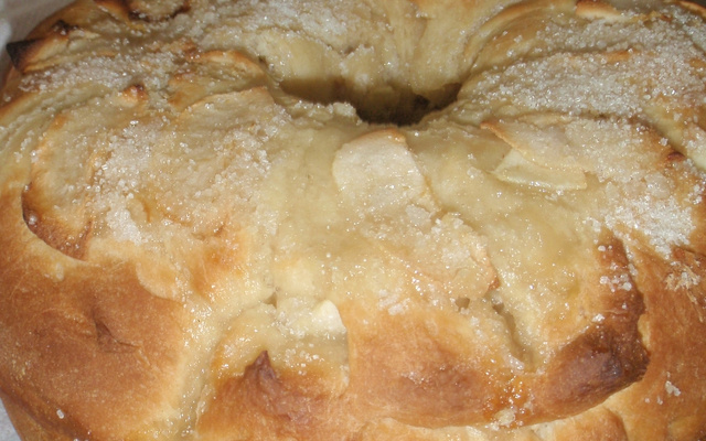 Rosca de maçã da Tuca