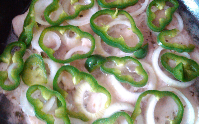 Filé de peixe ao molho de maionese