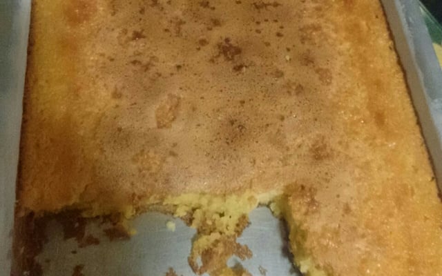 Bolo cremoso de fubá