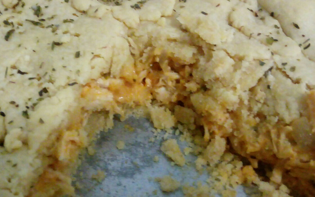 Empadão de frango cremoso