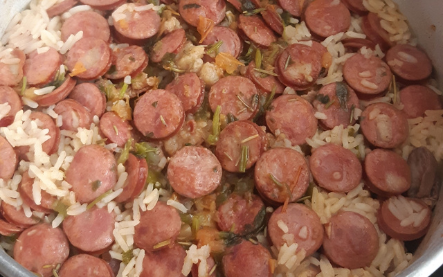 Arroz carreteiro da lu