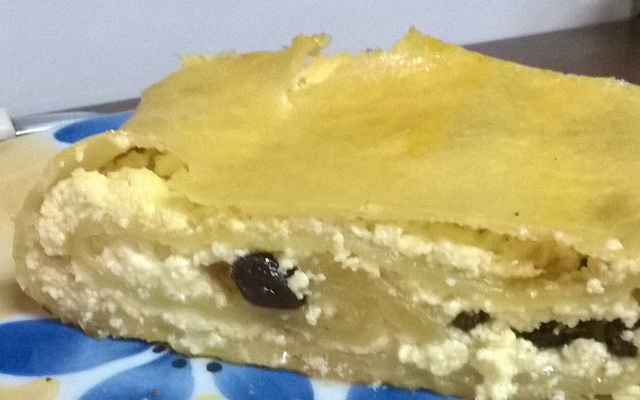 Strudel doce de queijo