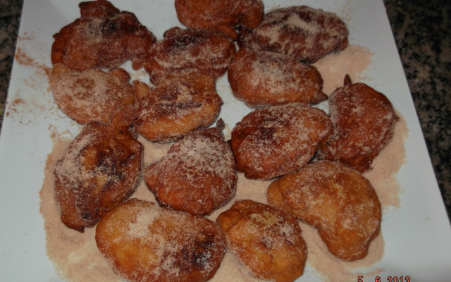 Bolinho de banana de frigideira