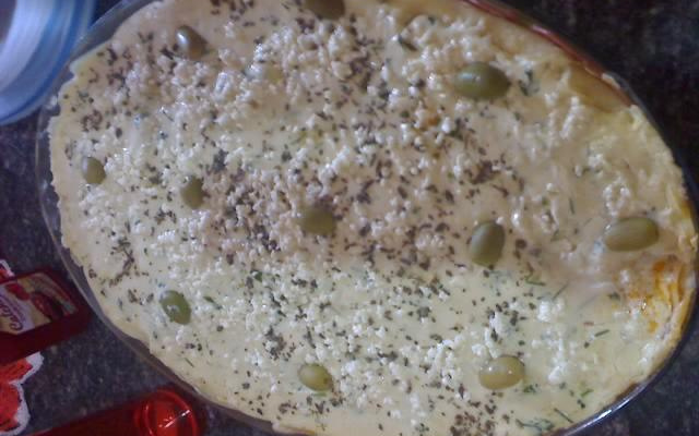 Lasanha com massa de panqueca