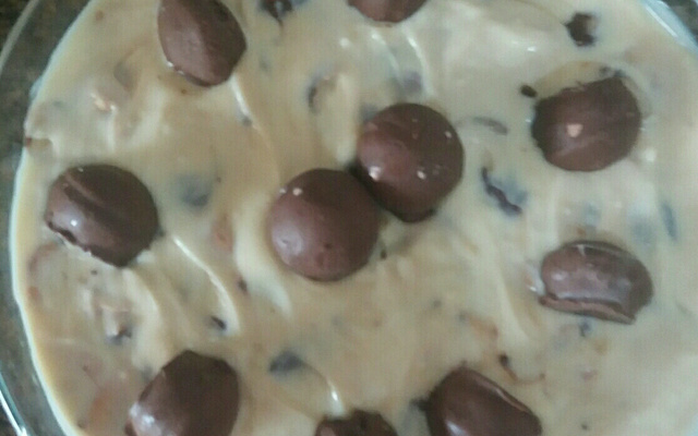 Pavê de morango com sonho de valsa