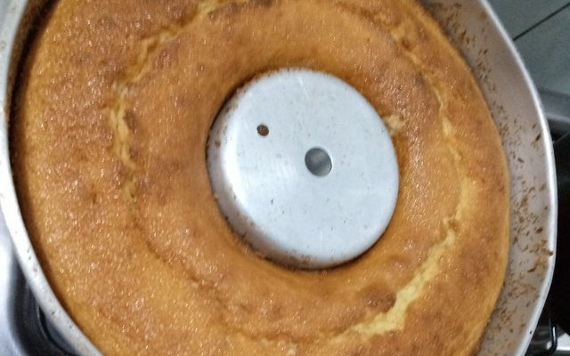 Bolo de macaxeira com leite de coco