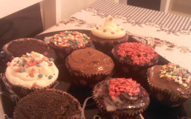 Cupcake fácil de chocolate