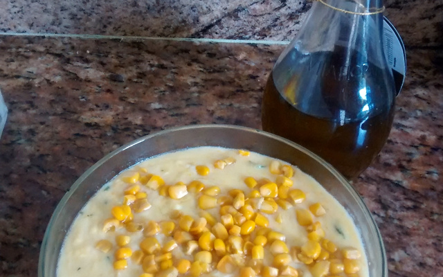 Creme de milho verde