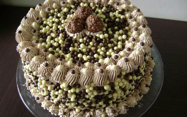 Bolo brigadeiro de aniversário