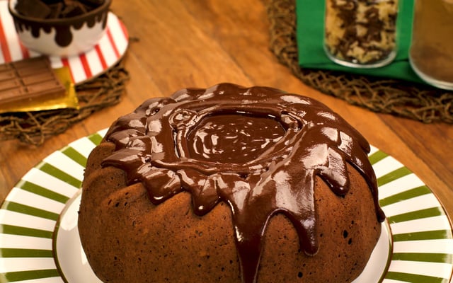 bolo vulcão de chocolate