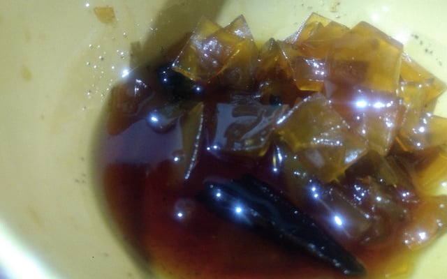 Doce de mamão verde em cubinhos