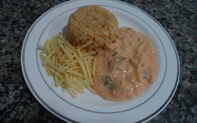 Bacalhau ao leite de coco