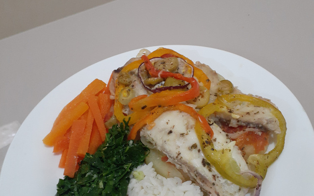 Filé de Tilápia no forno