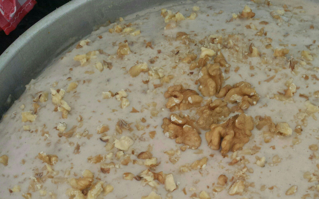 Bolo de nozes especial de Natal