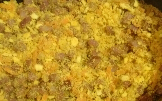 Farofa de farinha de milho