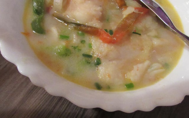 Peixe ao molho de leite de coco