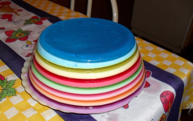 Arco-Iris de Gelatina